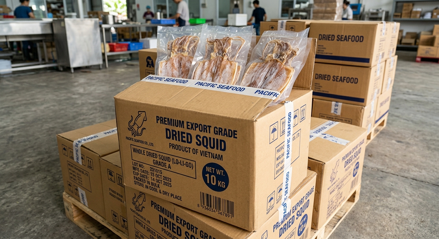 Mực Khô Xuất Khẩu